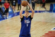 Watch Cooper Flagg shooting 3-pointers back home in Maine