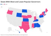 Map Shows States With Most