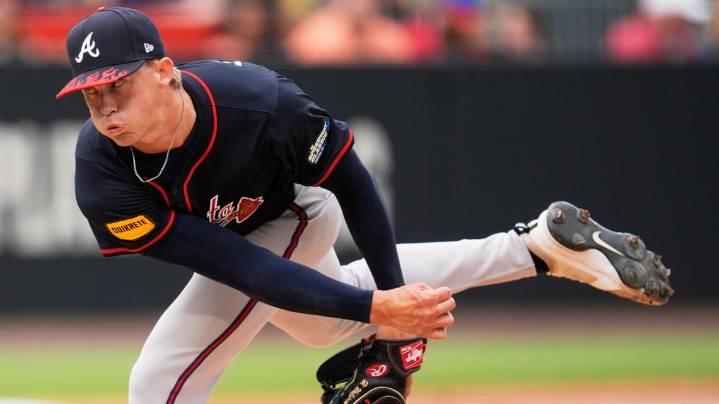 Hurston Waldrep's whirlwind day: From a 4:45 a.m. wake-up to earning his first MLB win at a NASCAR venue