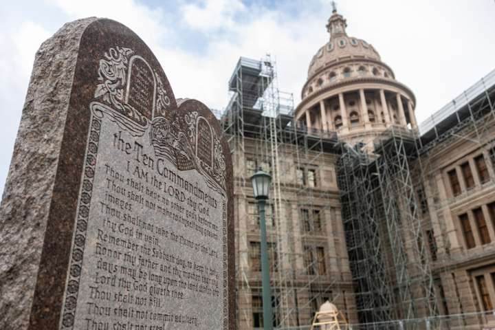 11 Texas school districts temporarily blocked from displaying Ten Commandments, federal judge rules