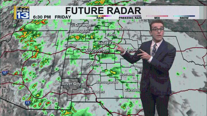 Monsoon surges back into New Mexico & cooler
