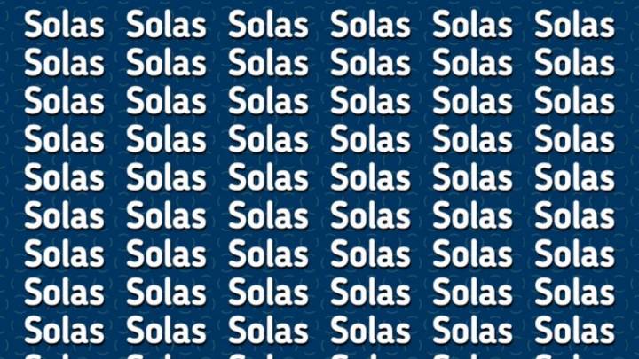 Sólo una mente perspicaz puede encontrar la palabra ‘Solar’ en menos de 5 segundos