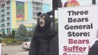 PETA supporters cited for unpermitted 'ornate object' while protesting