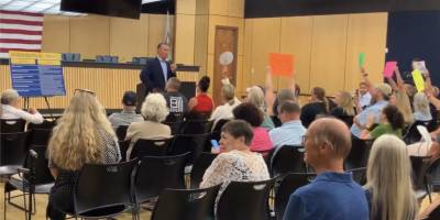 Barry Moore says left-wing agitators tried to ‘hijack’ public town hall in Daphne: ‘I don’t mind facing the heat straight on’