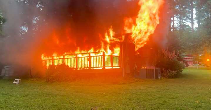Home destroyed in Raleigh house fire; firefighters investigating :: WRAL.com