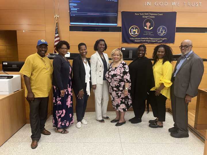 National black law enforcement group schools Brooklyn interns