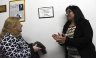 Carlos Pascuariello fue homenajeado con una placa en su nombre en la Biblioteca San Martín