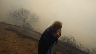 La grandes incendios empezaron por la tarde