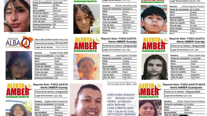 ¿En dónde están? Activan Alerta Amber para 6 menores leoneses desaparecidos