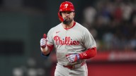 MLB Roundup: Schwarber hits 41st homer as Phillies beat Rangers