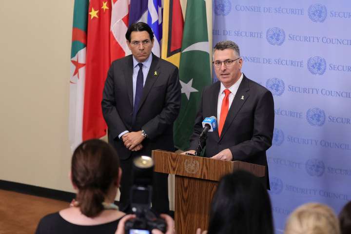 At UN, Israel Calls Hamas Hostage Video 'Satanic'; Speaker Johnson Makes Historic Visit to Judea, Samaria