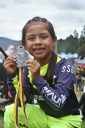 Gianna Pantoja se consagra en la valida de BMX en el Valle