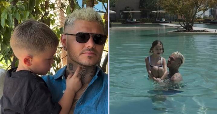 Cómo es el vínculo de Mauro Icardi con Rufina, Magnolia y Amancio: las escenas que compartió La China Suárez