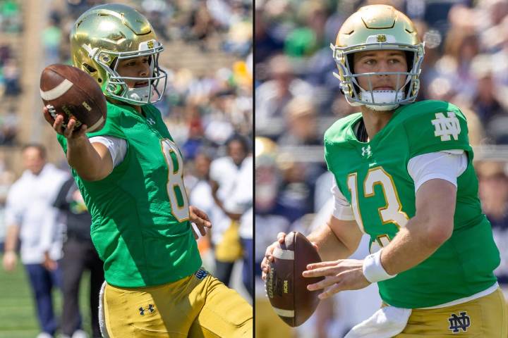 Notre Dame needs to pick a QB soon, no matter how close C.J. Carr vs. Kenny Minchey is