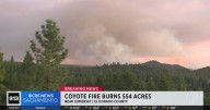 Coyote Fire surpasses 500 acres burned in El Dorado County