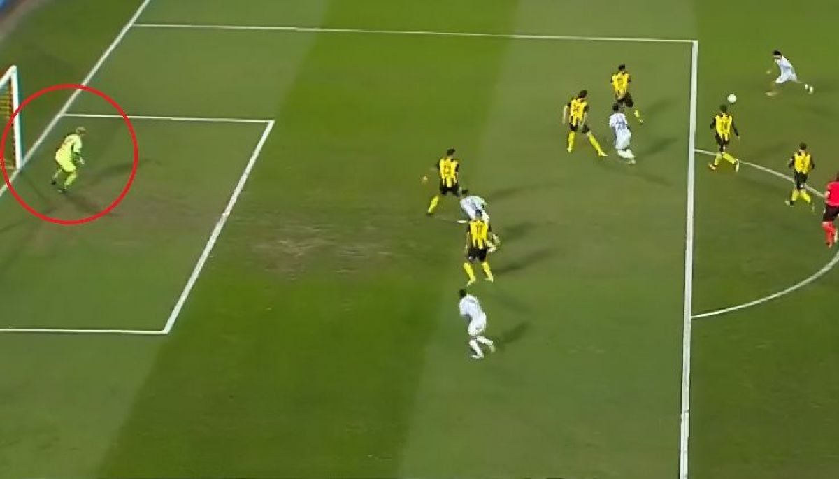 Todos lo notaron: el gesto de Brayan Cortés en el gol anulado de Racing