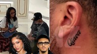 Saweetie & Jadon Sancho Hit Tattoo Shop, Soccer Star Gets Her Middle Name Inked