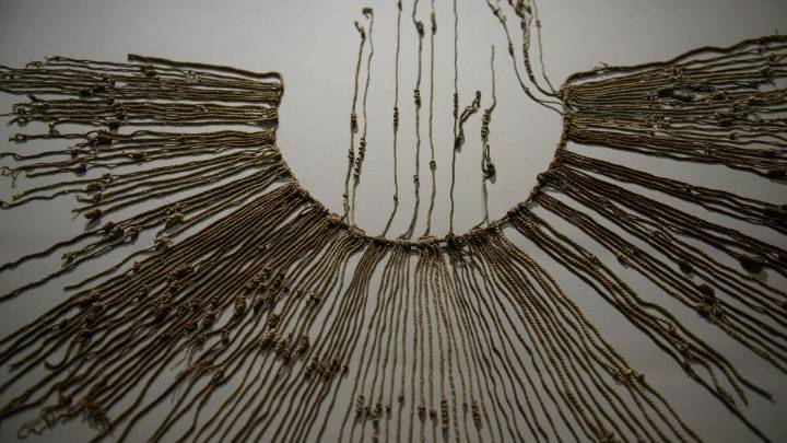Who made these knotted records during the Inca Empire?