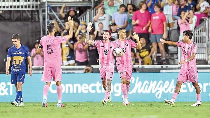 Inter de Miami sepulta a Pumas en Leagues Cup