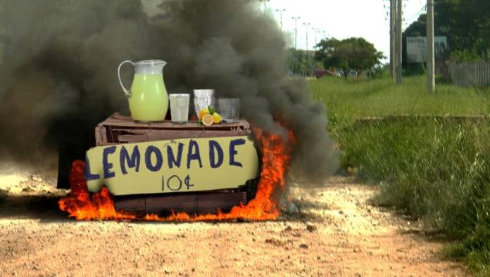 Antifa Mob Torches Local Kids' Lemonade Stand