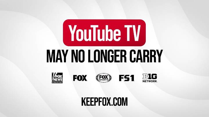YouTube TV customers may soon lose FOX sports, news, and primetime shows