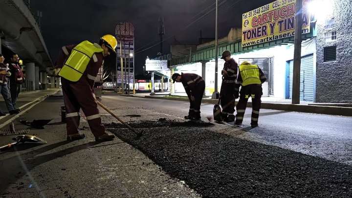 Anuncian cierres viales por programa de bacheo en la CDMX; este es el calendario
