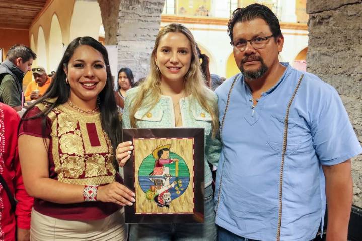 Presenta Tonantzin Fernández la edición 75 de la Feria de Cholula