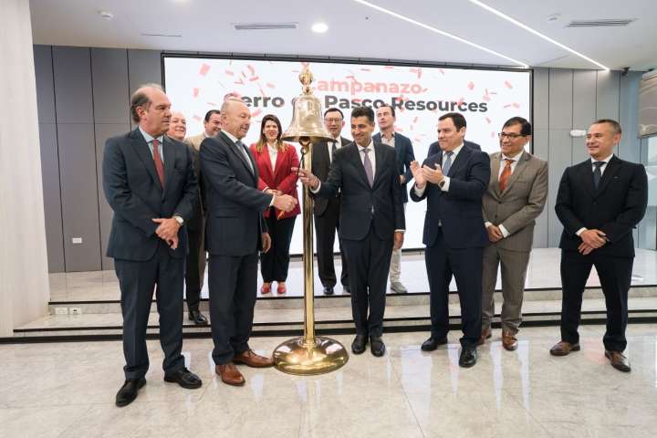 Cerro de Pasco Resources inicia su cotización en la Bolsa de Valores de Lima
