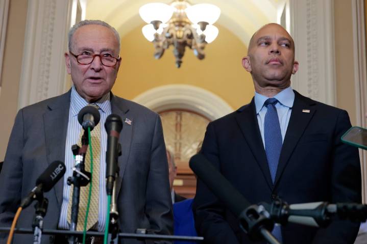 Schumer, Jeffries demand meeting with GOP to avert shutdown