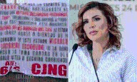 CJNG dejan narcomantas a gobernadora de Baja California: esto dicen