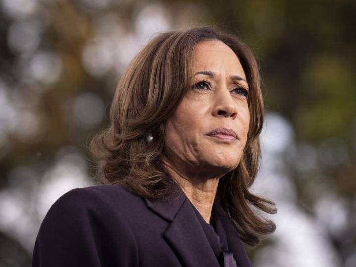 Kamala Harris tells Stephen Colbert that U.S. democracy is ‘broken’