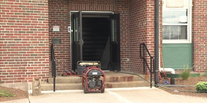 Westfield school continues repair work after water pipe break damage