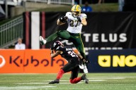 Visiting Elks win third straight with 30-20 victory over Redblacks