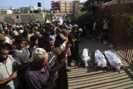 New Israeli strikes around Gaza kill 25 as famine announcement raises pressure