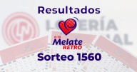 Resultados del Melate Retro 1560: ve aquí los números ganadores del sorteo