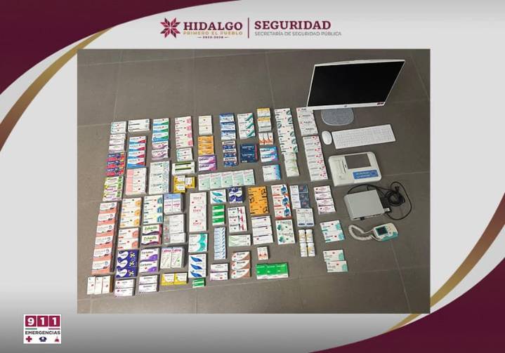 Policía Estatal detiene a presuntos responsables de robo a consultorios médicos