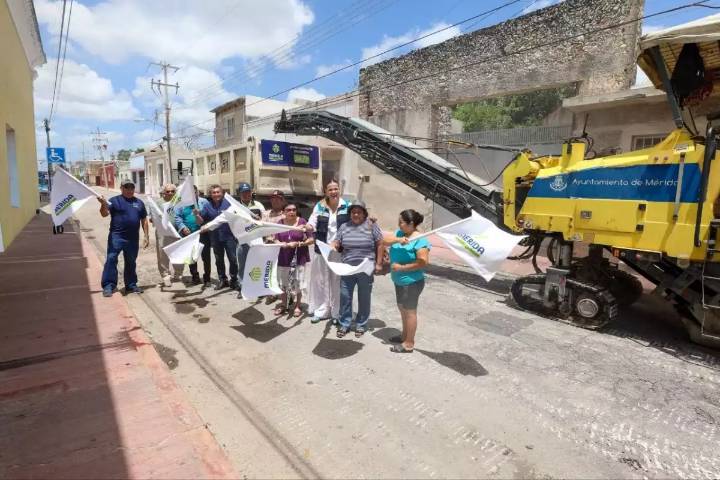 Ayuntamiento de Mérida intervino más de 100 kilómetros de calles en un año
