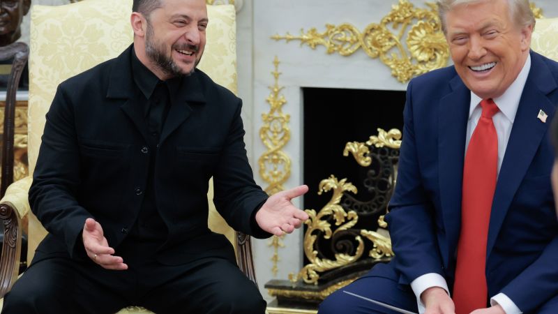 Zelensky cambió sus tácticas, y su atuendo, para Trump