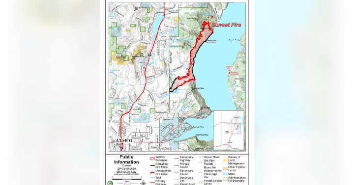 Evacuation levels lifted for Sunset Fire; some areas remain in 'set' status
