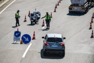 Una mujer se cambia por el conductor en un control y da positivo por alcohol  y cocaína