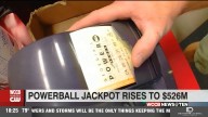 Powerball Jackpot grows to $526 million, next drawing is on Wednesday
