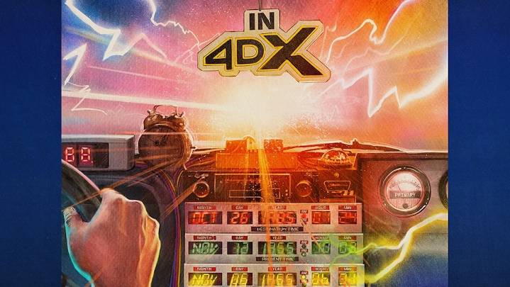 BACK TO THE FUTURE's Special 4DX Screening Gets Its Own Rad Poster