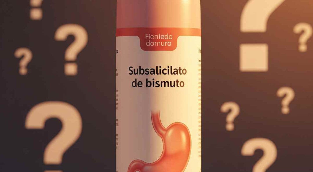 ¿Qué es subsalicilato de bismuto y cuáles son sus efectos secundarios?