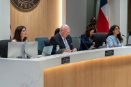 Harris County leaders hold separate, back