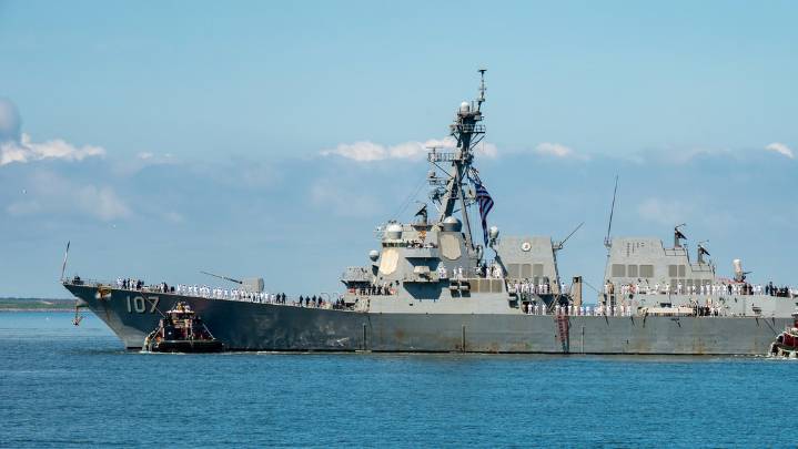 Lo que se sabe sobre los destructores de EEUU en el Caribe