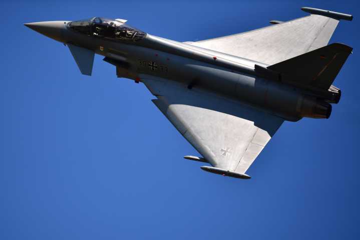 NATO Scrambles Typhoon Jets Amid Russian Attack on Ukraine