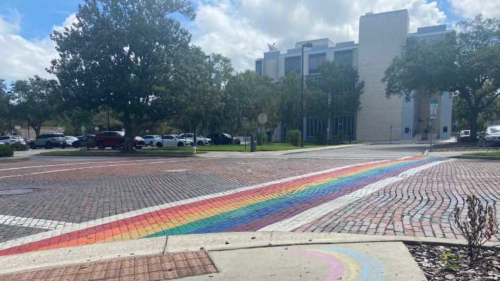 Gainesville to remove rainbow crosswalks after pressure from FDOT