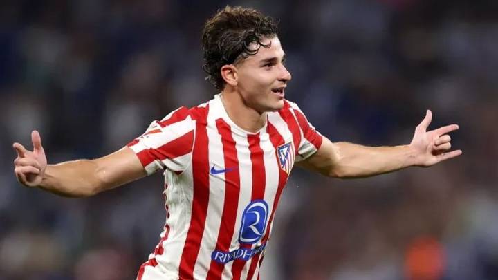 Julián Álvarez marcó un golazo en Atlético de Madrid y lo celebró de forma especial
