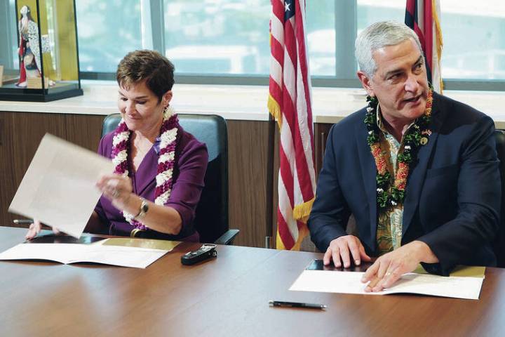UH signs agreement with military’s POW/MIA agency
