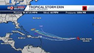 Tropical Storm Erin forms in Atlantic; to become major hurricane